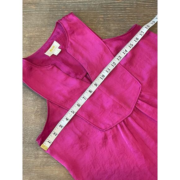 MAEVE by Anthropologie Fushia Pink Tank Blouse Shirt Women's size 0 - Picture 3 of 10